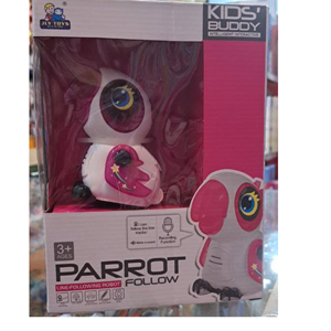 ربات اسباب بازی طوطی خط خوان صورتی PARROT LINE-FOLLOWING ROBOT_اسباب بازی